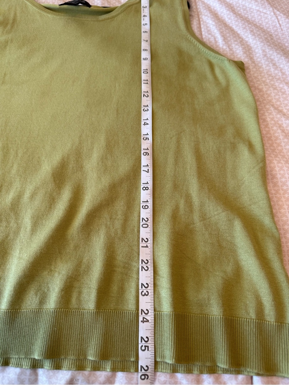 August Silk Olive Green Silk Blend Knit Top NWOT Size 3X - Picture 6 of 11